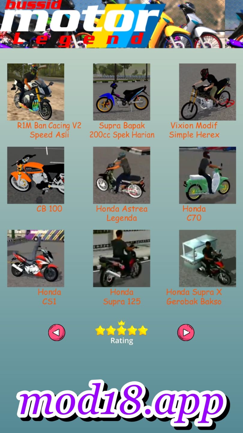 bussid motor legend mod