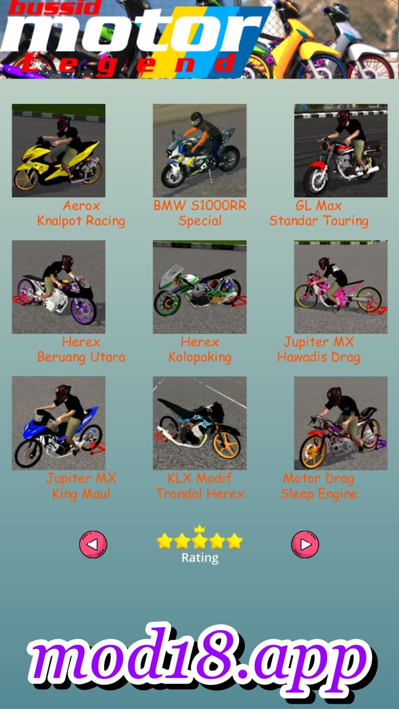 bussid motor legend mod