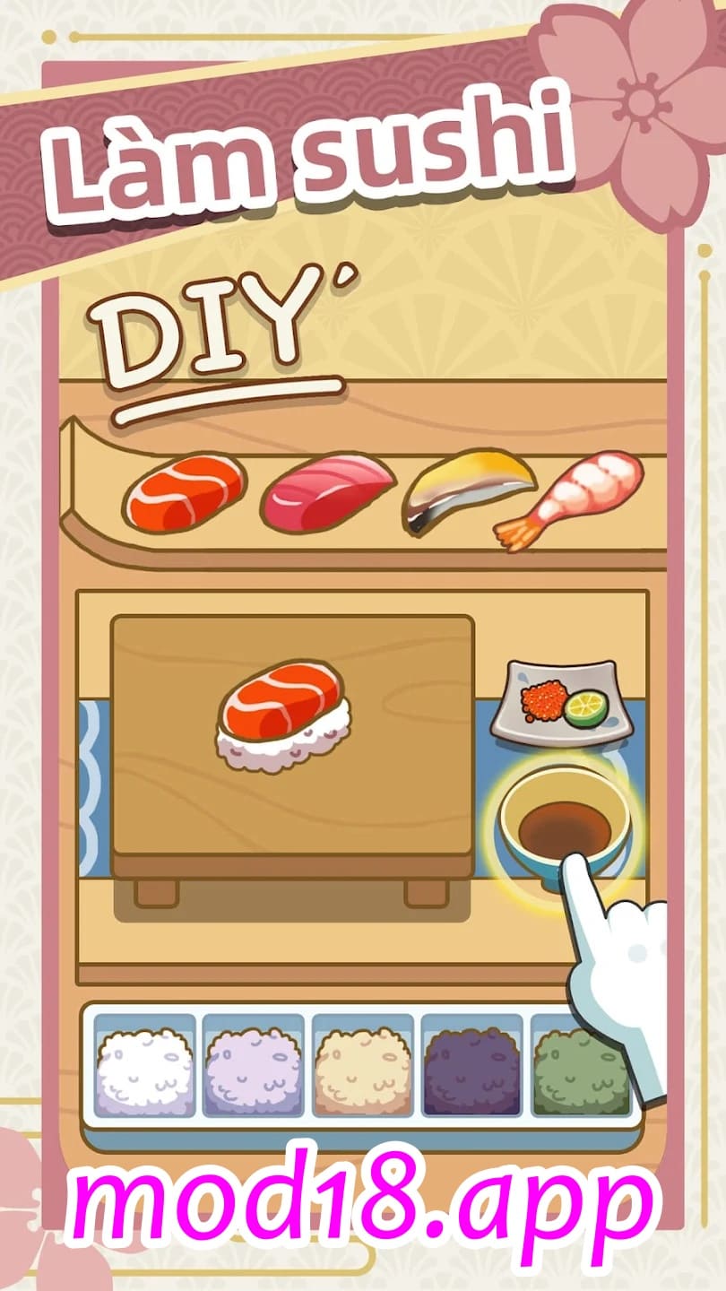 tiệm sushi mơ ước mod